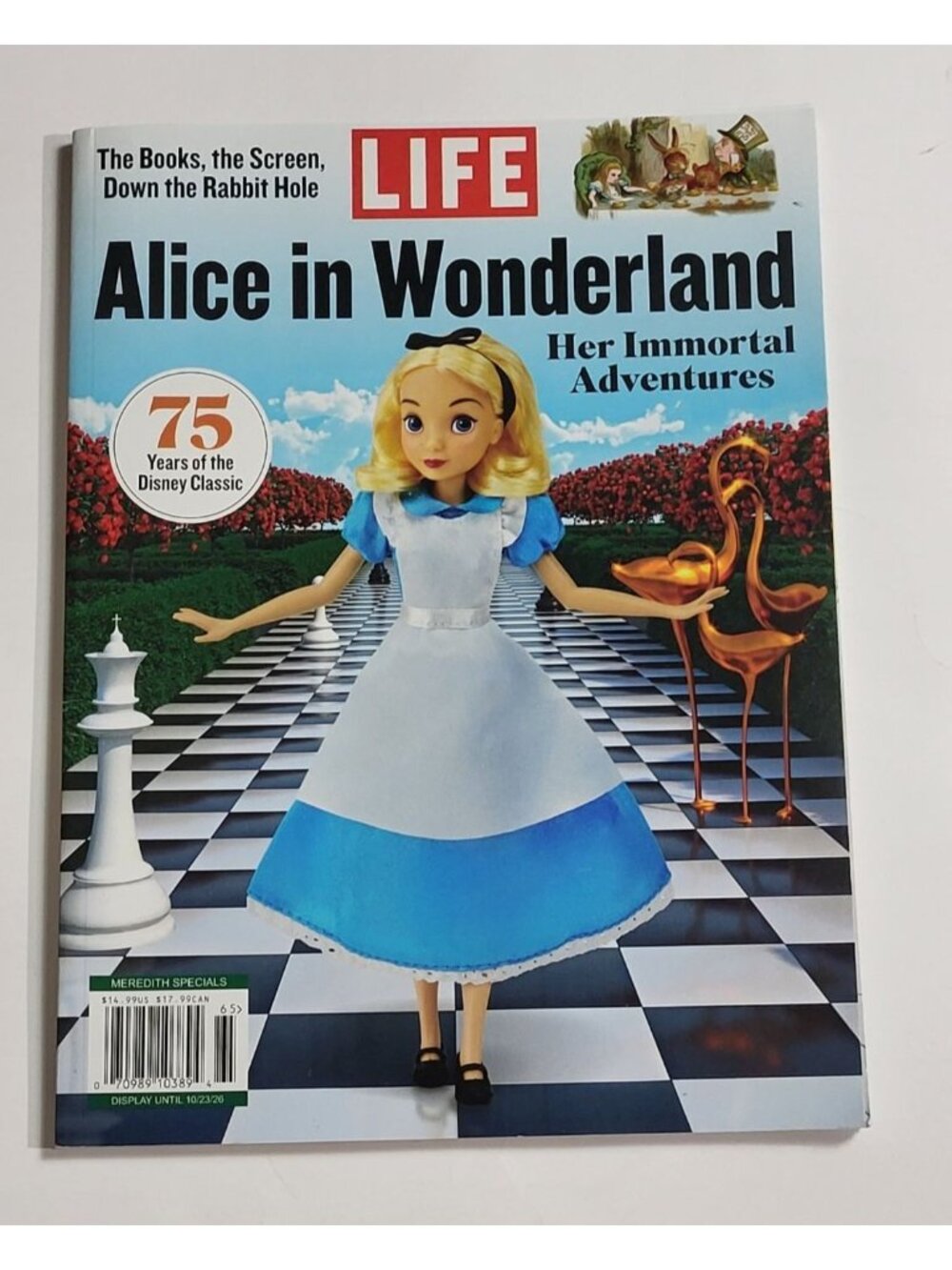 Life Magazine Alice In Wonderland 75 Years Disney Her Immortal Adventures